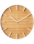 RIN Natural Wood Wall Clock
