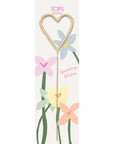 Big Golden Heart Sparkler Wand Garden Party