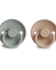 FRIGG ROPE Natural Rubber Pacifier - Pack of 2