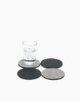 Leather/Wool Felt Coasters