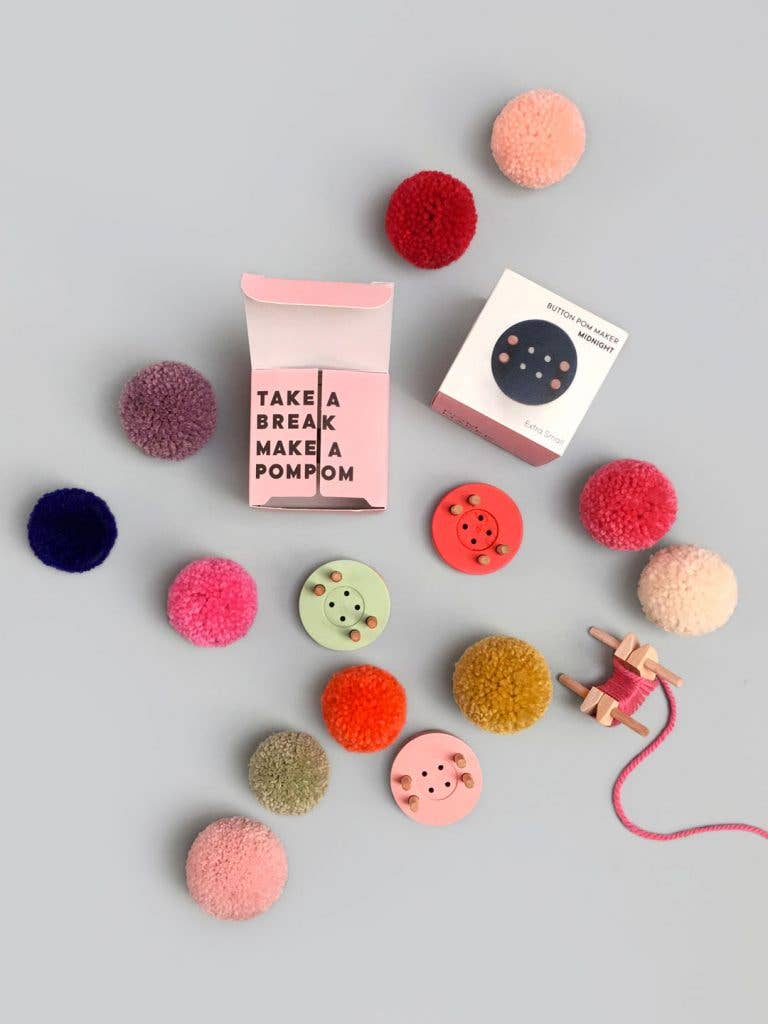 Button Pom Maker – Midnight - Extra Small Size