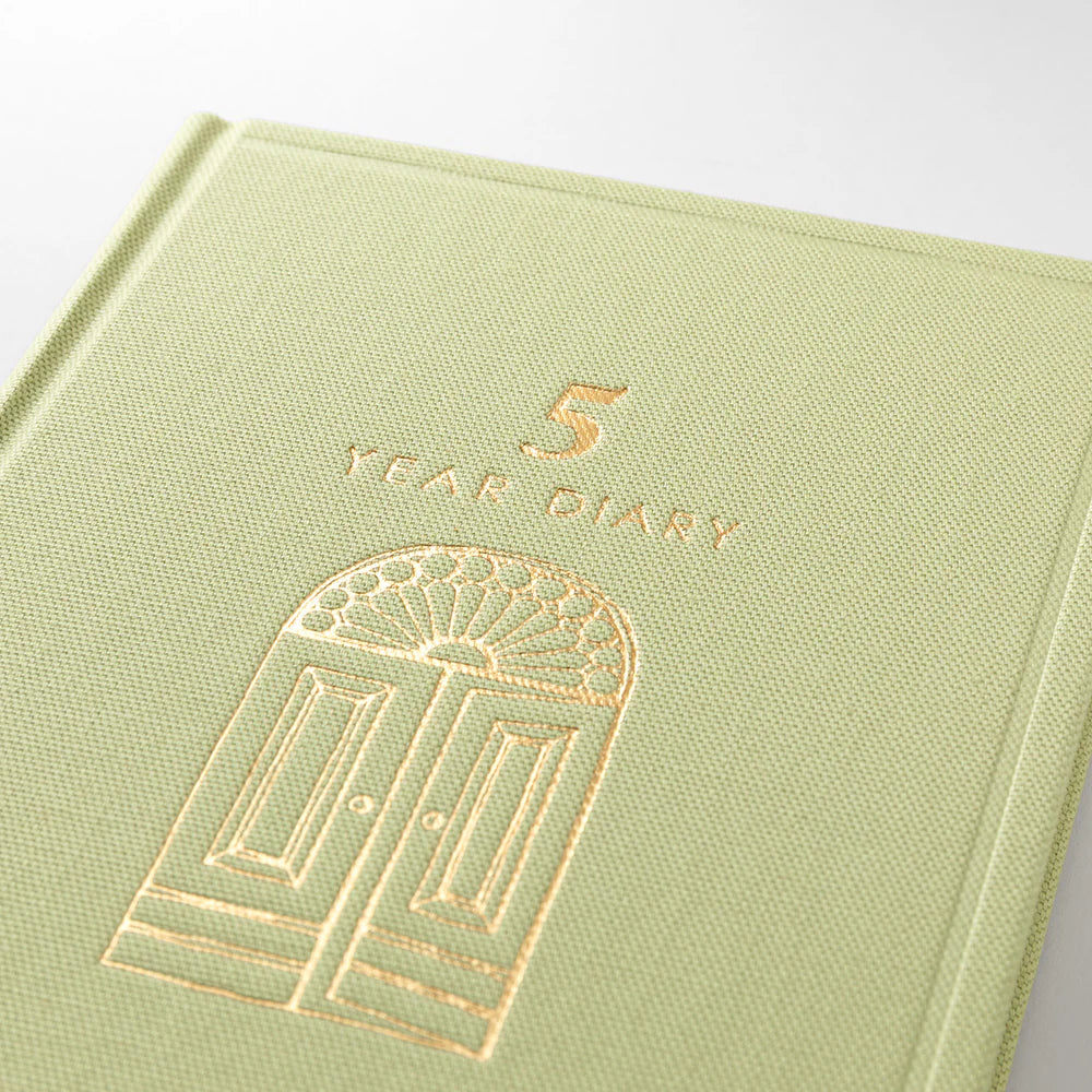 5-Year Diary Gate Mini Light Green