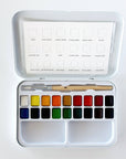 Watercolor paint set 18 colors with brush