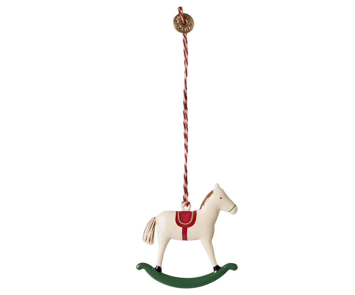 Metal Ornament : Rocking Horse