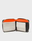 Fedor Black Leather Wallet - Cubes Design