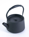 Modern Cast Iron Tea Pot - Black 33oz