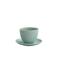 Pebble Cup and Saucer - Moss Green