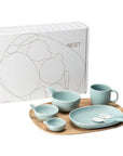 NEST  8pc set - Blue Green