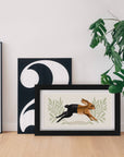 Running Hare | Modern Paint By Numbers Kit