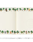 Yuru  Log Notebook B6 - FOREST ANIMALS