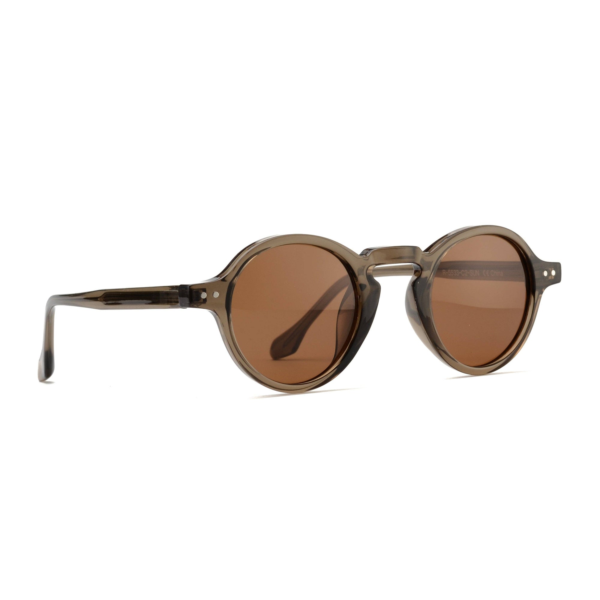 TANNER | Transparent Brown | Brown Lens