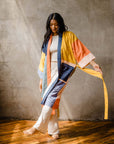 Colorblock Robe