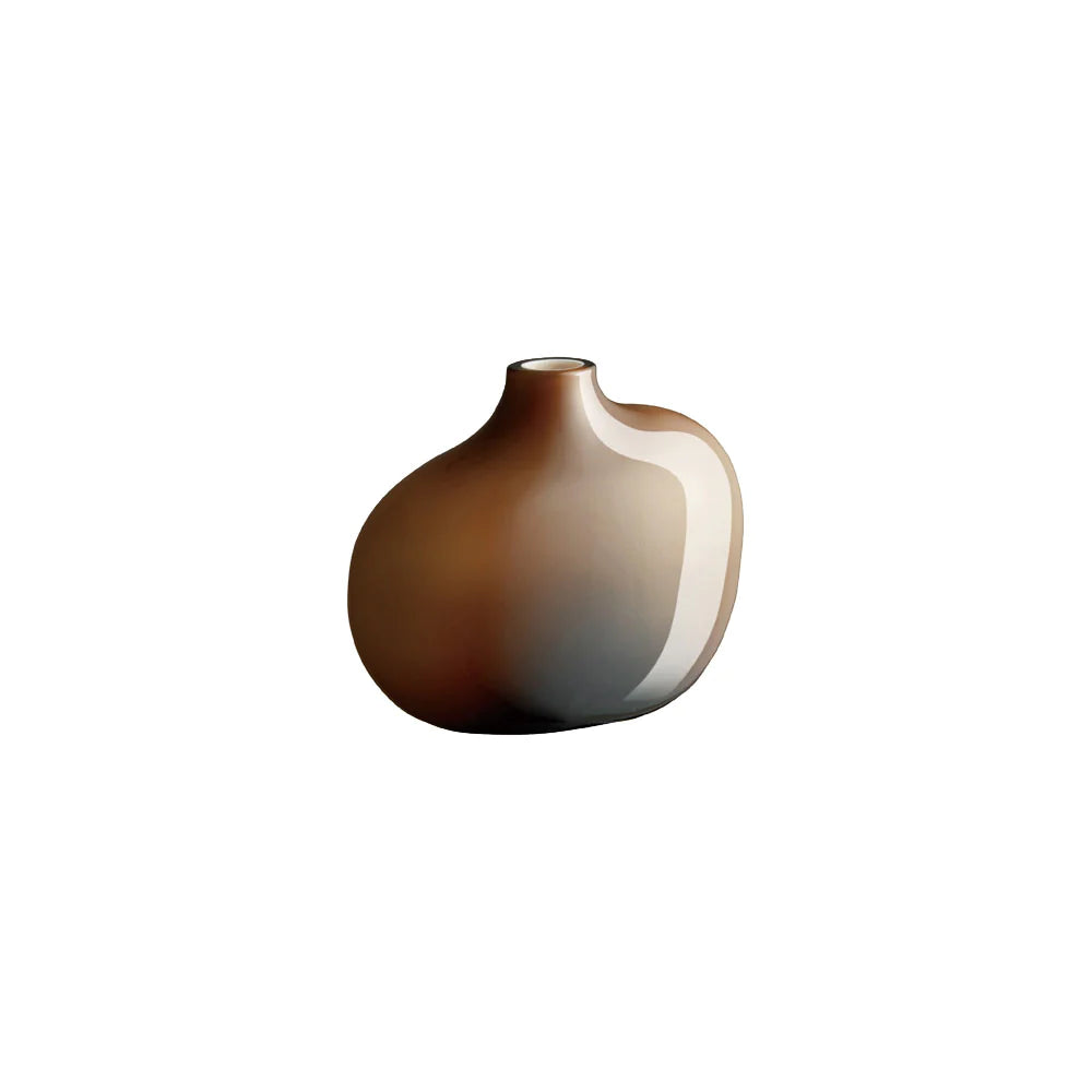 SACCO Glass Vase 01 Brown