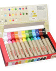 KITPAS RICE BRAN WAX ART CRAYONS 12 COLOS