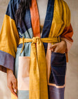 Colorblock Robe