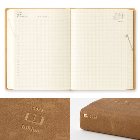 DIARY HIBINO A6 CAMEL 2025