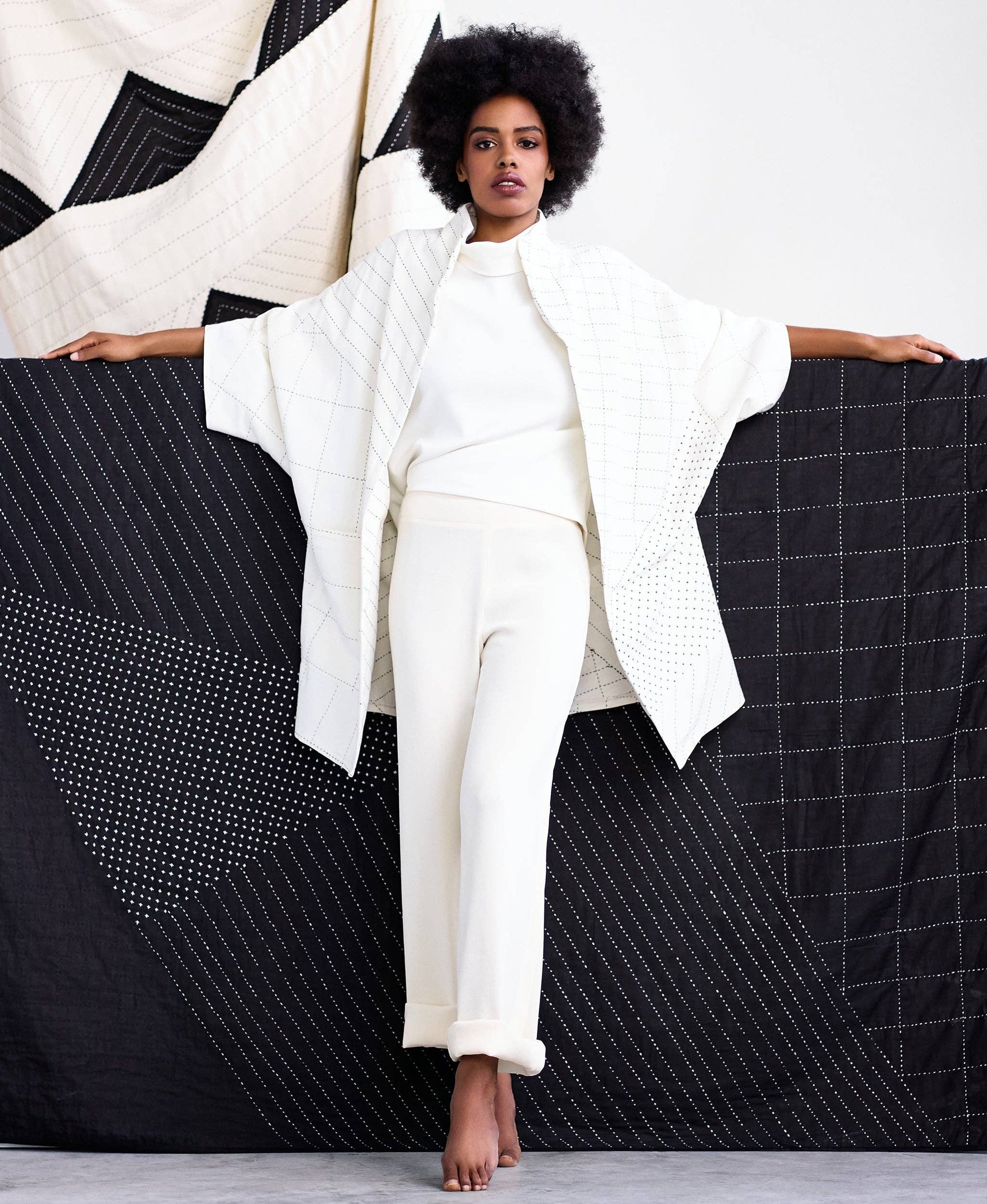 Cocoon Jacket - Bone
