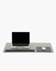 Mosen Large Felt Desk Pad - GRANITE