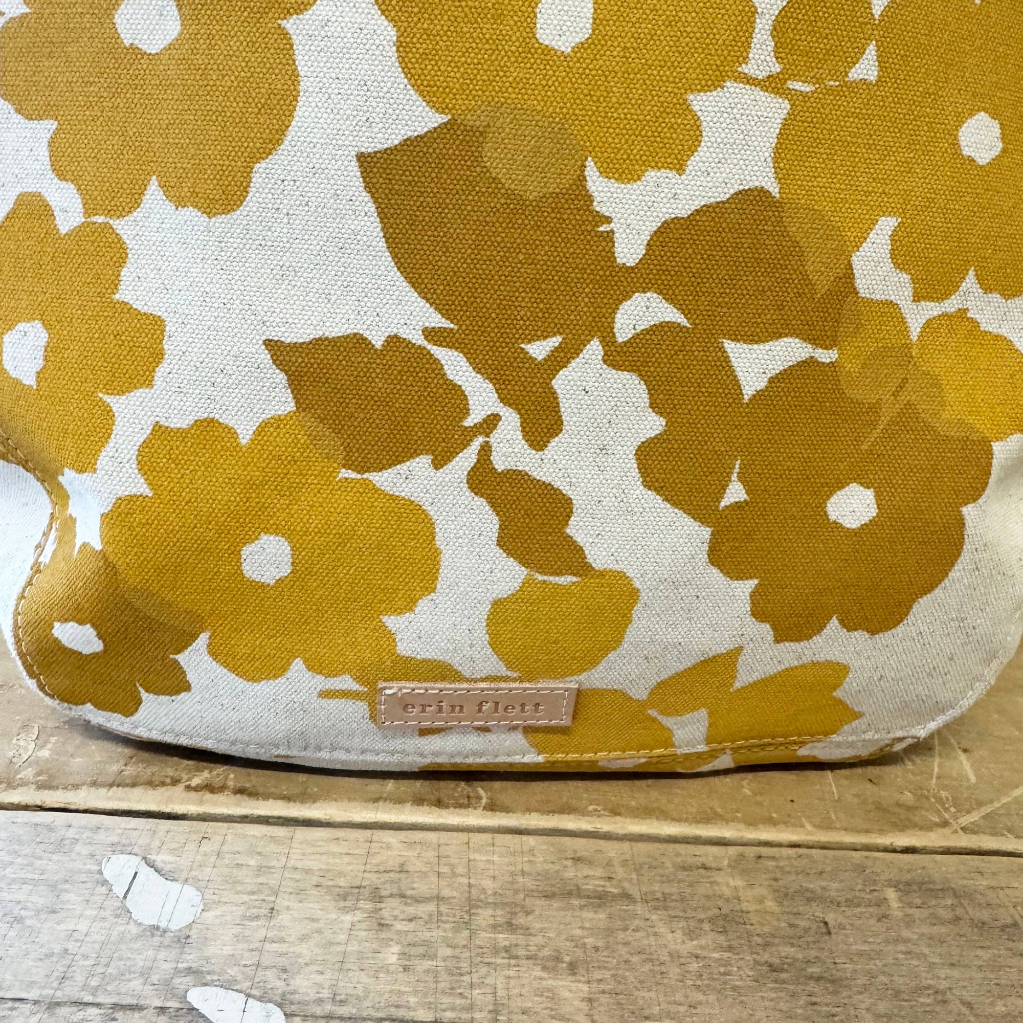 Boho Canvas Tote Bag : YELLOW