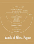 *LIMITED* Vanilla & Ghost Pepper – 7.2 oz Standard Candle