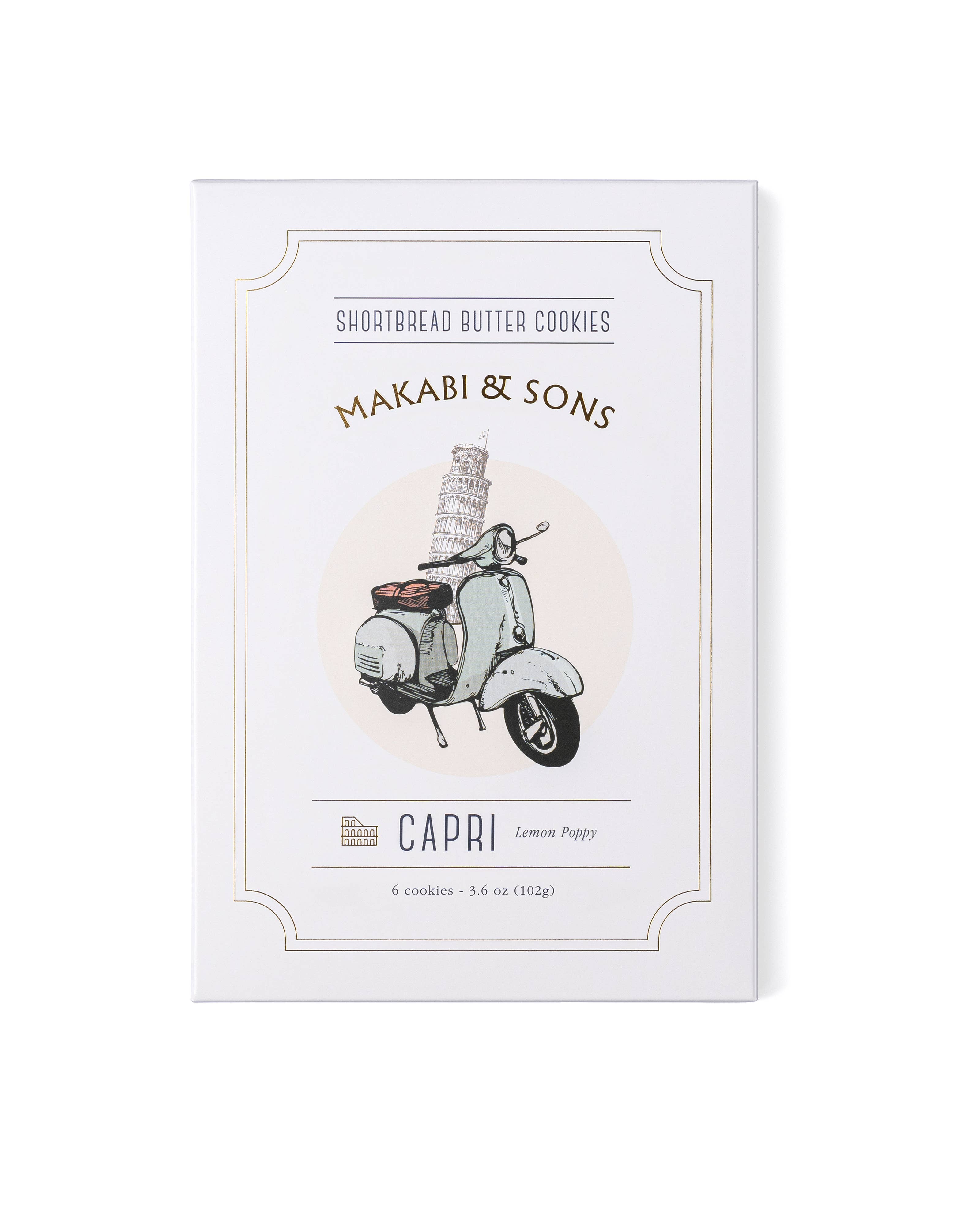 Lemon Poppy Cookies - Capri – STUDIO DEN