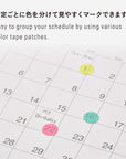 Dot Sticker Sheet - Yellow Blue