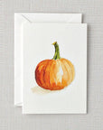 Orange pumpkin mini notecard