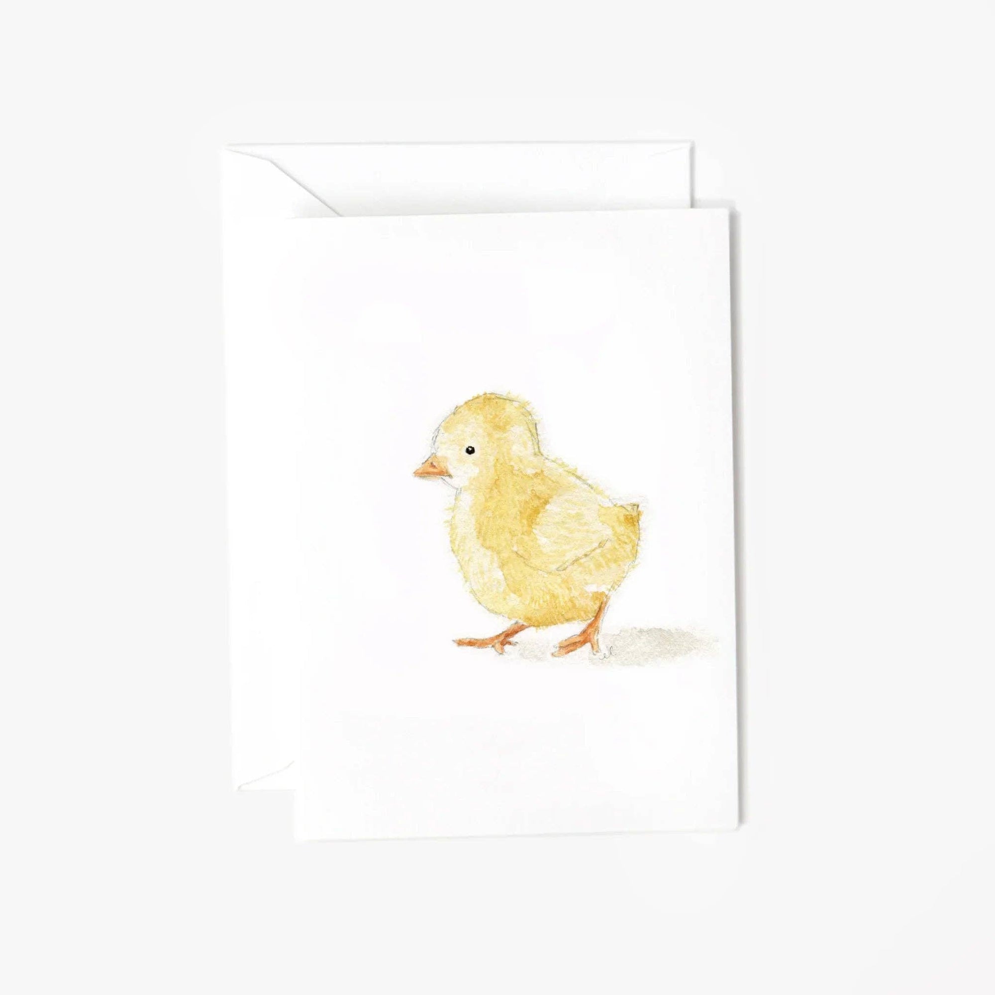 Baby chick mini enclosure notecard