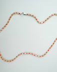The Karo Necklace Orange Sunset