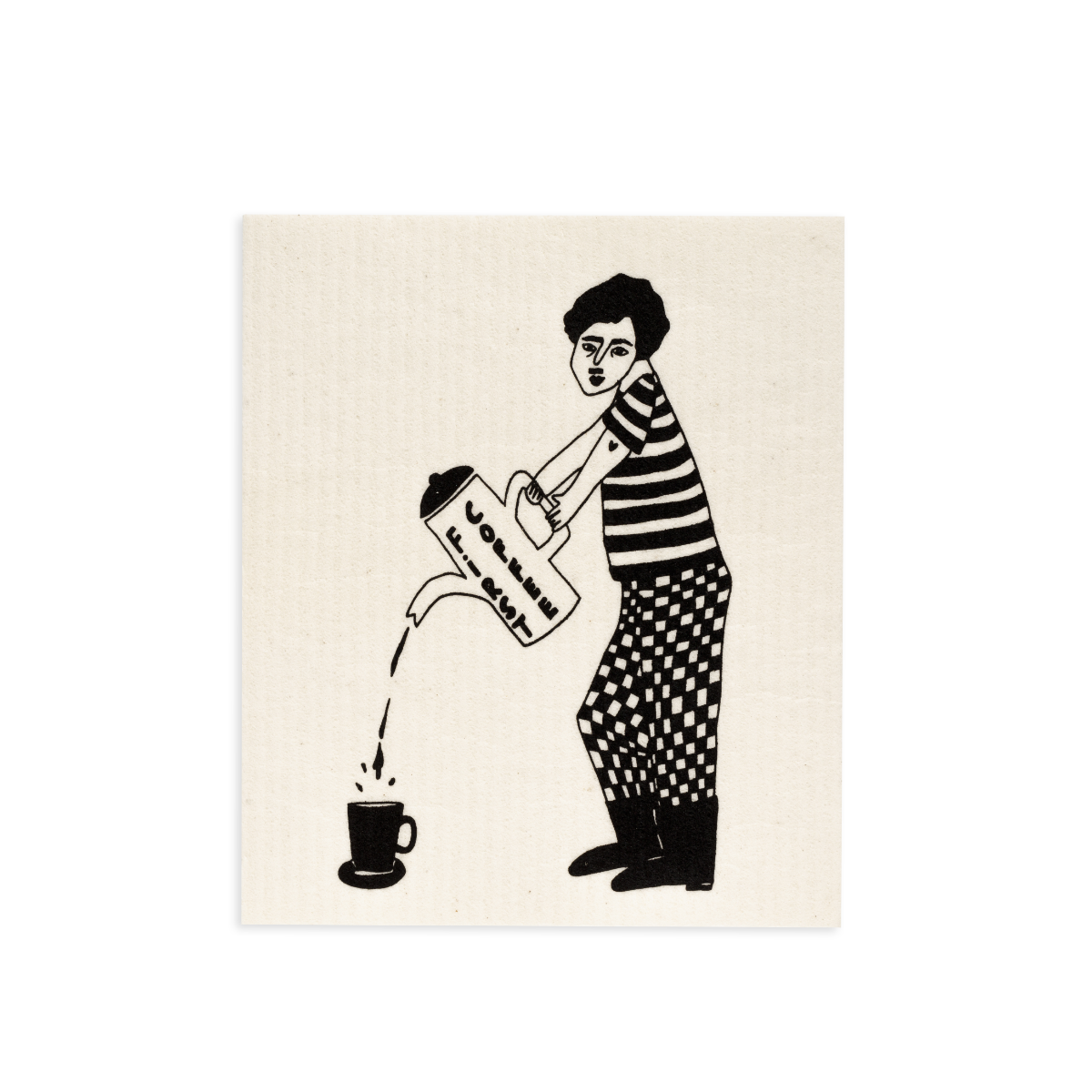 Sponge Cloth - Plant Lover &amp; Coffee First