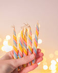 Twisted Marshmallow Candles