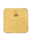 Brass Framed Mirror Square