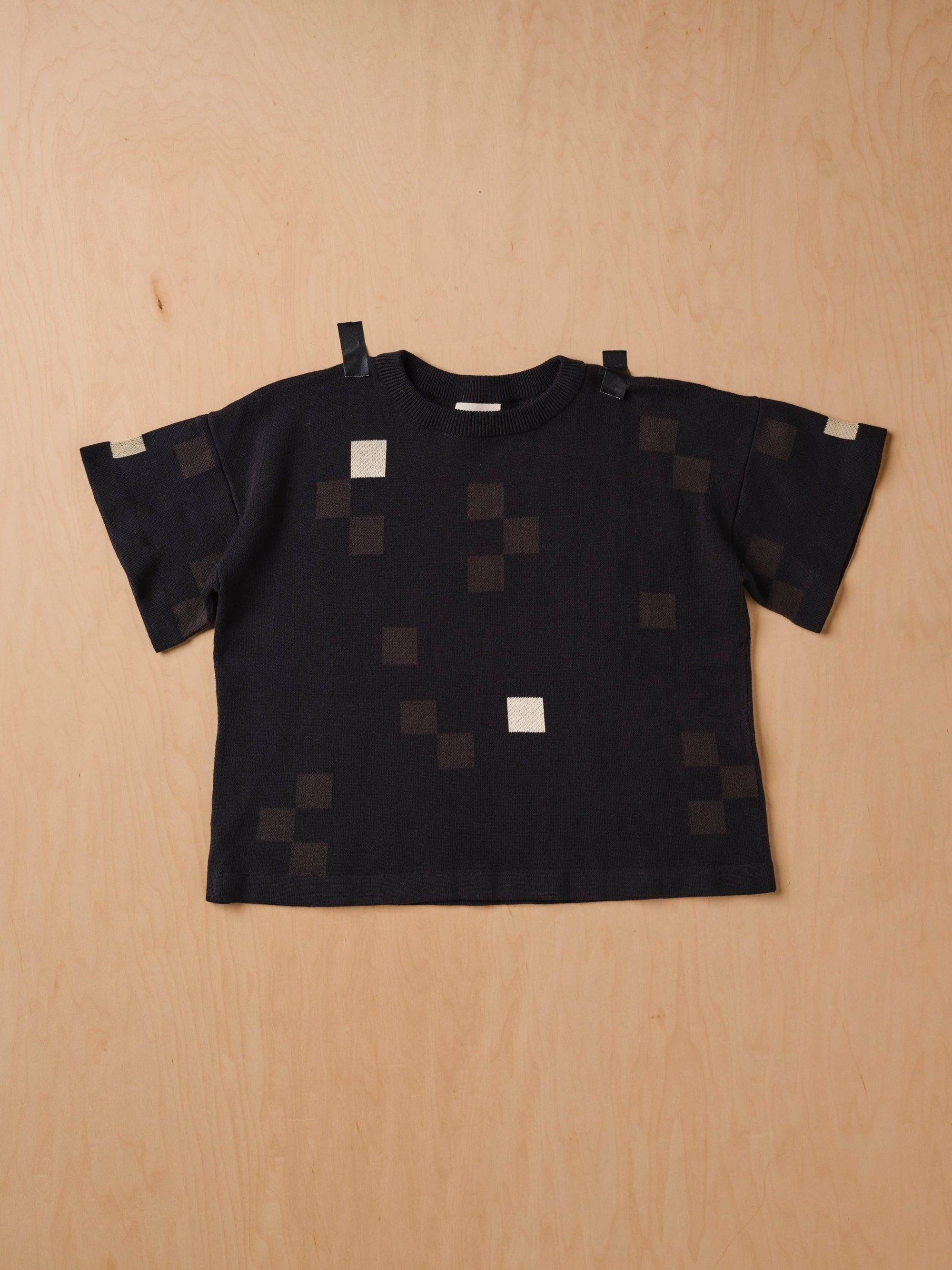 Albers Short Sleeve Sweater Tee - Obsidian