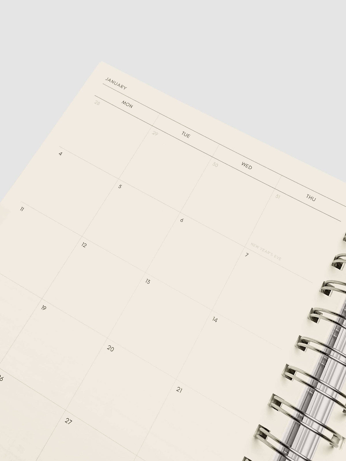 Weekly Horizontal Spiral Notebook | 2026-2027 Academic Year
