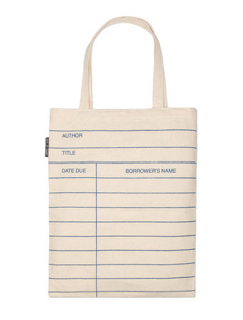 Library Card Tote