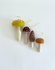 Mushroom Ornament Set