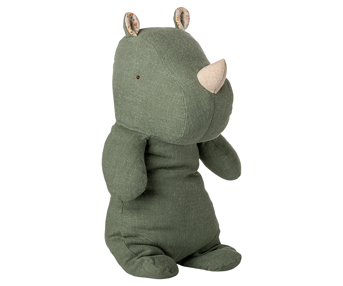 Safari friends, Rhino, Medium - Sage