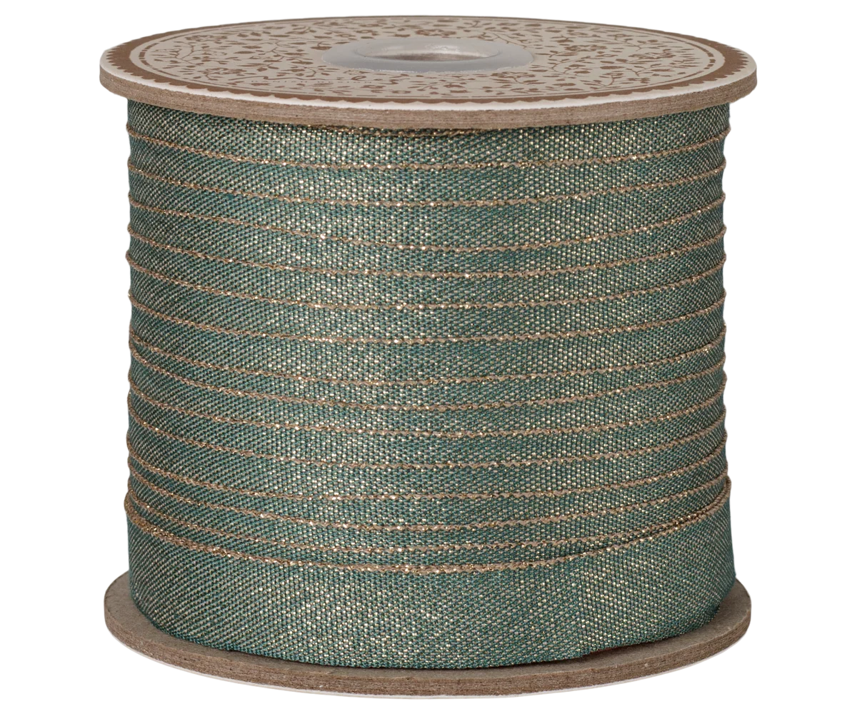 Ribbon, 13 mm wide : Green Gold 100m