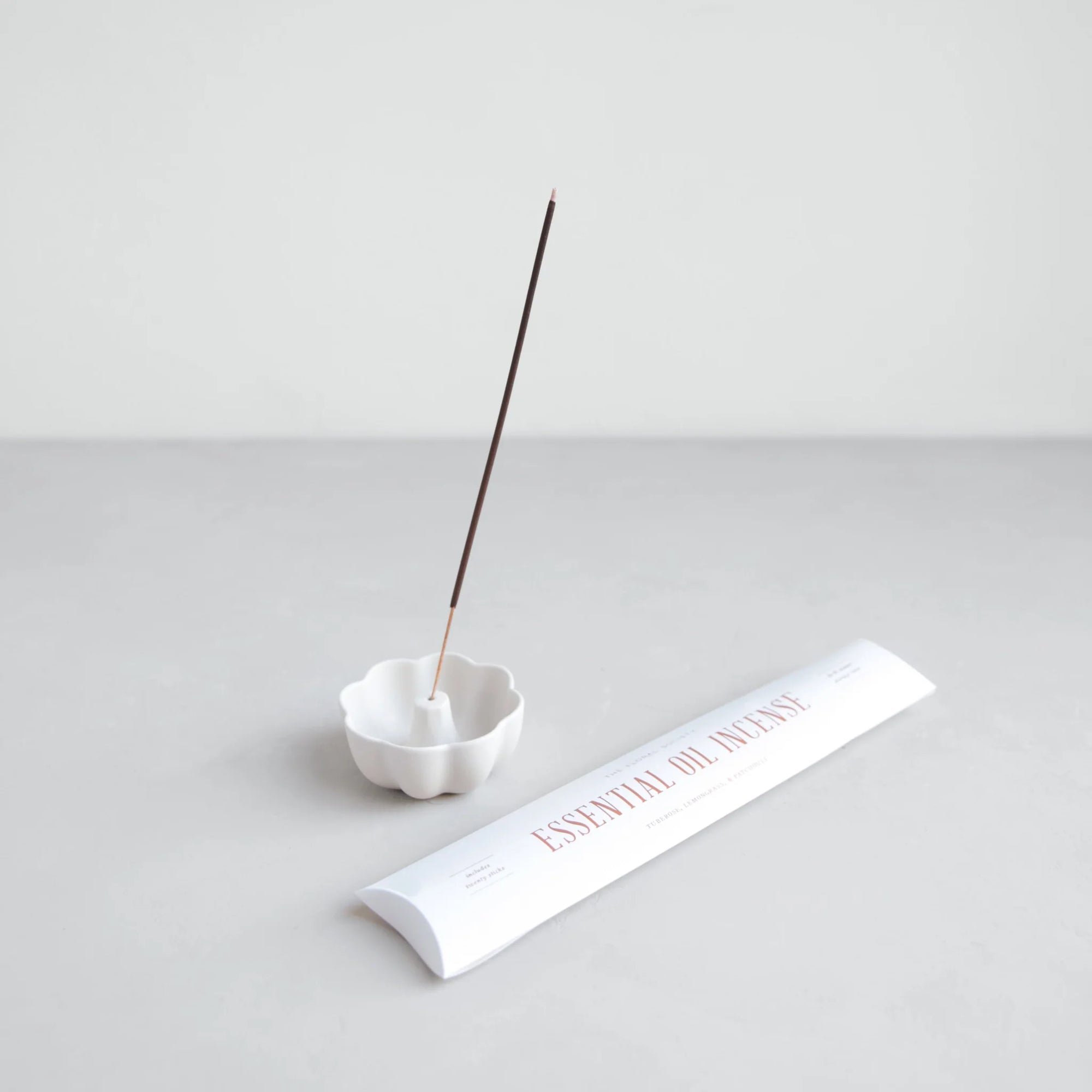 Ceramic Fleur Incense Holder