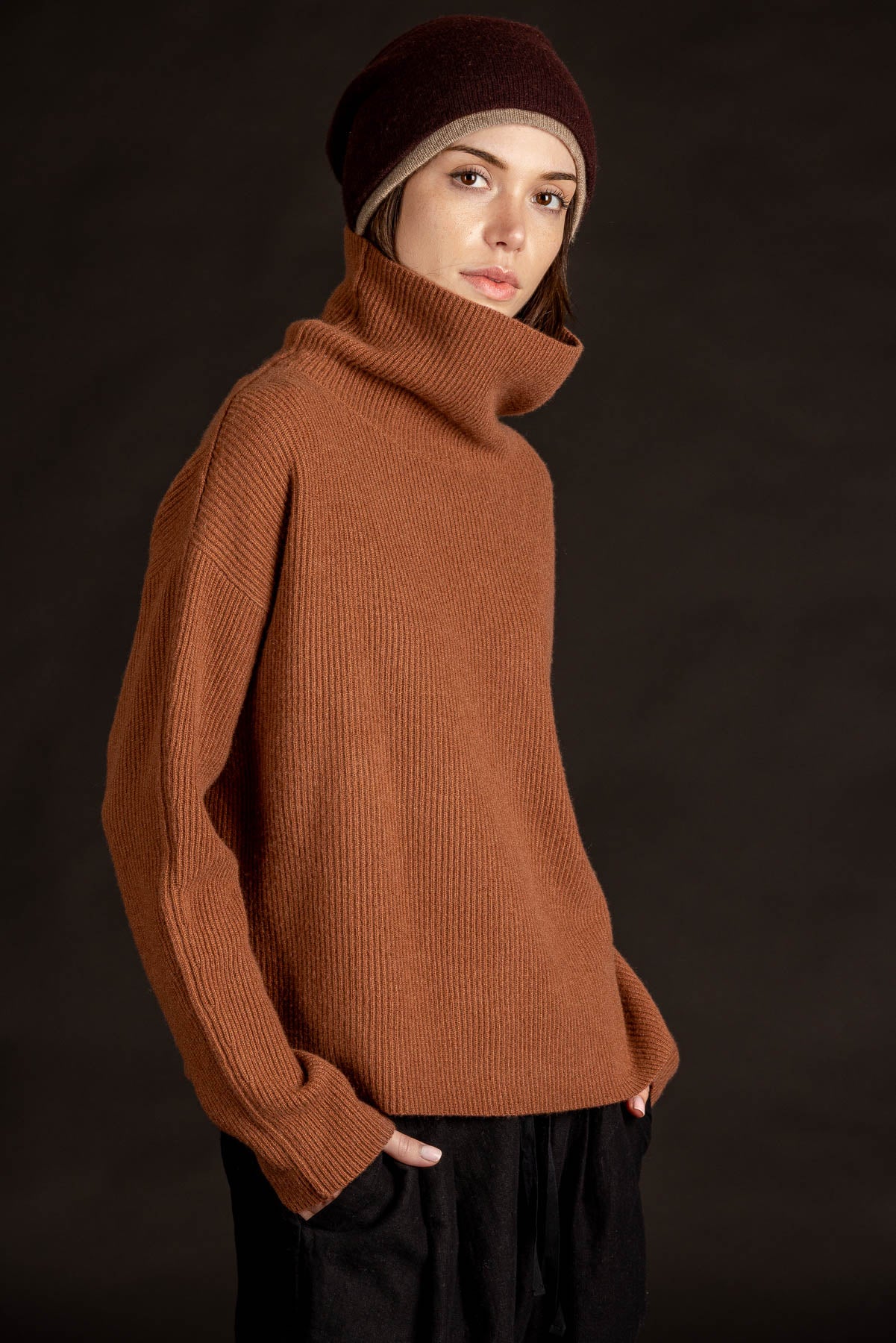 Slouchy Cashmere Beanie