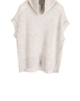 Cashmere Mock Pullover - Lt. Heather Grey