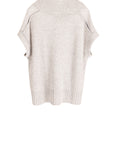 Cashmere Mock Pullover - Lt. Heather Grey