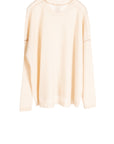 Cashmere Textured Pullover - Ecru