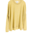 Cashmere Textured Pullover - Leek Green