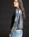 Painted Plaid Cardigan THUNDER