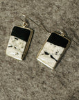 White Buffalo SS Earrings - Horizontal