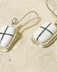 White Buffalo SS Earrings - Cross