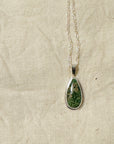 Sonoran Gold Turquoise Pendant SS Necklace