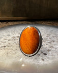Spiney Oyster Shell Ring - Oval size 7