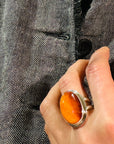 Spiney Oyster Shell Ring - Oval size 7